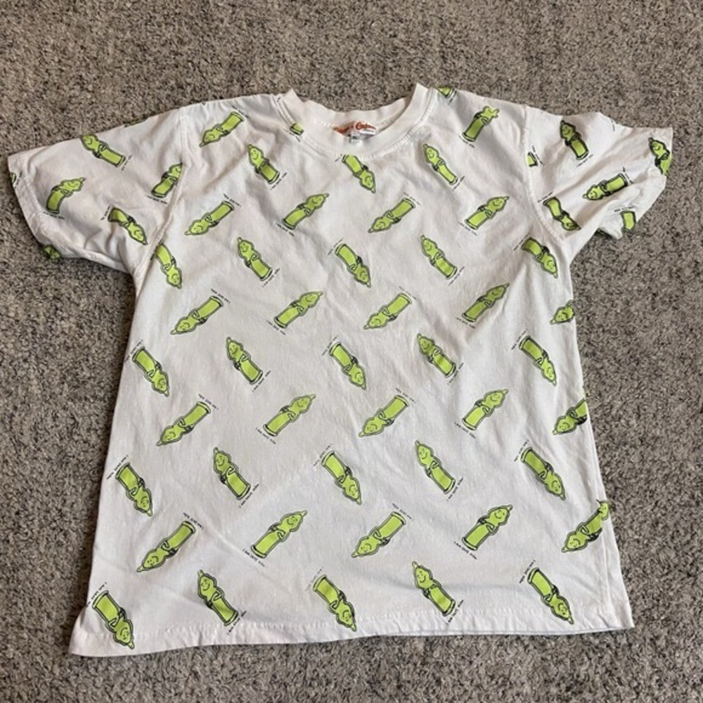Cabbages & Condoms T Shirt XL Safe Sex AOP All over Print Novelty